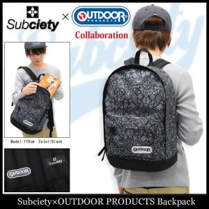 サブサエティ Subciety リュック アウトドア プロダクツ バックパック コラボ(subciety×OUTDOOR PRODUCTS Backpack メンズ レディース)｜icefield