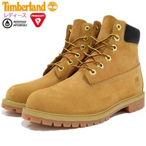 【日本正規品】ティンバーランド ブーツ Timberland ジュニア 6インチ プレミアム ウィートヌバック レディース( Junior 12909 6inch Boot )｜icefield