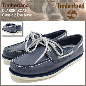 ティンバーランド Timberland デッキシューズ メンズ クラシック ボート クラシック ツーアイ Navy(A13OM CLASSIC BOAT Classic 2 Eye)｜icefield