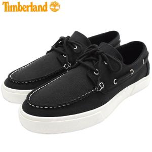 日本正規品 ティンバーランド スニーカー Timberland メンズ 男性用 ユニオン ワーフ 2.0 EK+ ツーアイ ボート Black Canvas ( A42PH UNION )｜icefield