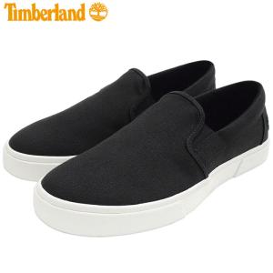 日本正規品 ティンバーランド スニーカー Timberland メンズ 男性用 ユニオン ワーフ 2.0 EK+ スリッポン Black Canvas (A42RB UNION WHARF)｜icefield