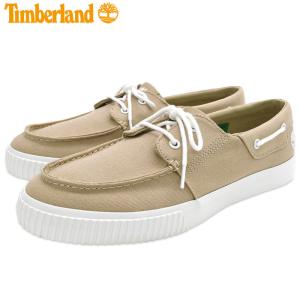 日本正規品 ティンバーランド スニーカー Timberland メンズ 男性用 マイロ ベイ ロー レース スニーカー Light Beige Canvas ( A67NH-ER1 MYLO BAY LOW LACE )｜ice field