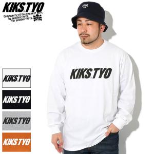 キックス ティー・ワイ・オー ロンT Tシャツ 長袖 KIKS TYO メンズ キックス ロゴ ( Kiks Tyo Kiks Logo L/S Tee T-SHIRTS トップス KT1808T-01 )｜icefield