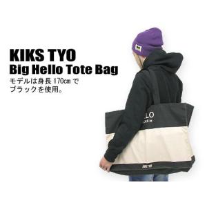 KIKS TYO(キックス ティー・ワイ・オー) Big Hello Tote Bag バッグ｜icefield
