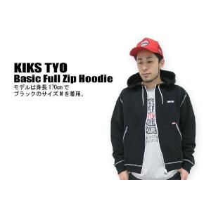 KIKS TYO(キックス ティー・ワイ・オー) Basic Full Zip Hoodie パーカー｜icefield