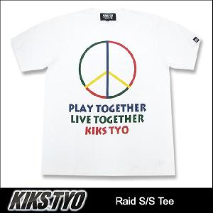キックス ティー・ワイ・オー KIKS TYO レイド Tシャツ 半袖(Kiks Tyo Raid S/S Tee)｜icefield