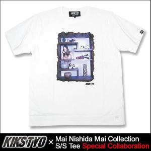 キックス ティー・ワイ・オー KIKS TYO×西田麻衣 マイ コレクション Tシャツ 半袖(Kiks Tyo×Mai Nishida Mai Collection S/S Tee Collaboration)｜icefield