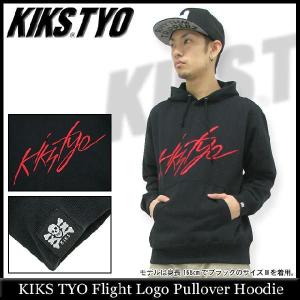 キックス ティー・ワイ・オー KIKS TYO フライト ロゴ プルオーバーフード(Kiks Tyo Flight Logo Pullover Hoodie KIKSTYO)｜icefield