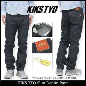 キックス ティー・ワイ・オー KIKS TYO スリム デニム パンツ(Kiks Tyo Slim Denim Pant KIKSTYO kiks tyo kiks・tyo)｜icefield