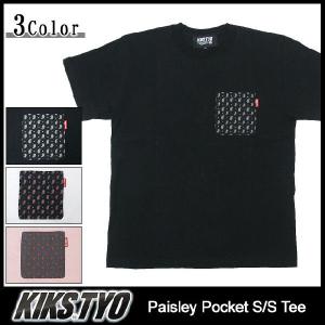 キックス ティー・ワイ・オー KIKS TYO ペイズリー ポケット Tシャツ 半袖(Kiks Tyo Paisley Pocket S/S Tee KIKSTYO)｜icefield