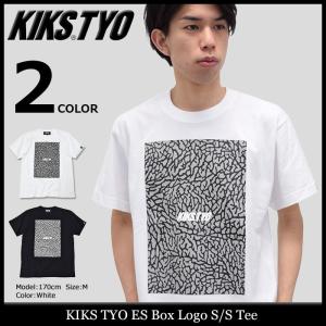 キックス ティー・ワイ・オー KIKS TYO Tシャツ 半袖 メンズ ES ボックス ロゴ(Kiks Tyo ES Box Logo S/S Tee カットソー トップス)｜icefield