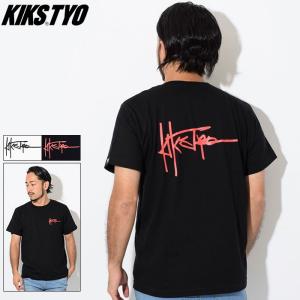 キックス ティー・ワイ・オー Tシャツ 半袖 KIKS TYO メンズ サイン ロゴ(Kiks Tyo Sign Logo S/S Tee カットソー トップス KT1808T-07)｜icefield