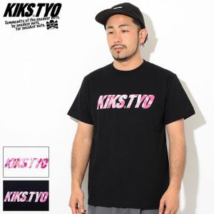 キックス ティー・ワイ・オー Tシャツ 半袖 KIKS TYO メンズ サクラ カモ ロゴ(Sakura Camo Logo S/S Tee カットソー トップス KT1904T-02)｜icefield