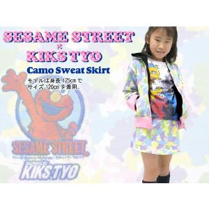 KIKS TYO(キックス ティー・ワイ・オー)×Sesame Street Camo Sweat Skirt Collaboration｜icefield