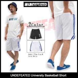 アンディフィーテッド ハーフパンツ UNDEFEATED メンズ ユニバーシティ バスケットボール ショーツ(University Basketball Short 512114)｜icefield