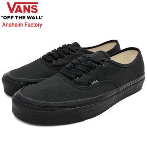 バンズ スニーカー VANS メンズ 男性用 オーセンティック 44 DX OG Black/OG Black アナハイム ファクトリー(VN0A38ENSTZ Authentic Anaheim Factory)｜icefield