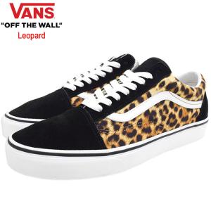 バンズ スニーカー VANS メンズ 男性用 オールドスクール Black/True White レオパード(VN0A4U3B3I6 Old Skool Leopard ローカット ブラック)｜icefield