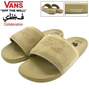 VANS】 ヴァンズ OVERS SLIDE V7350 SAND/BROWN 国内発送 VANS ヴァンズ OVERS SLIDE オーバーズ スライド V7350 SAND