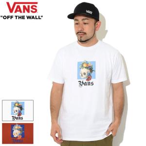 バンズ Tシャツ 半袖 VANS メンズ デス ブルームス ( vans Death Blooms S/S Tee T-SHIRTS カットソー トップス VN0A7PKIWHT VN0A7PKISQ6 )[M便 1/1]
