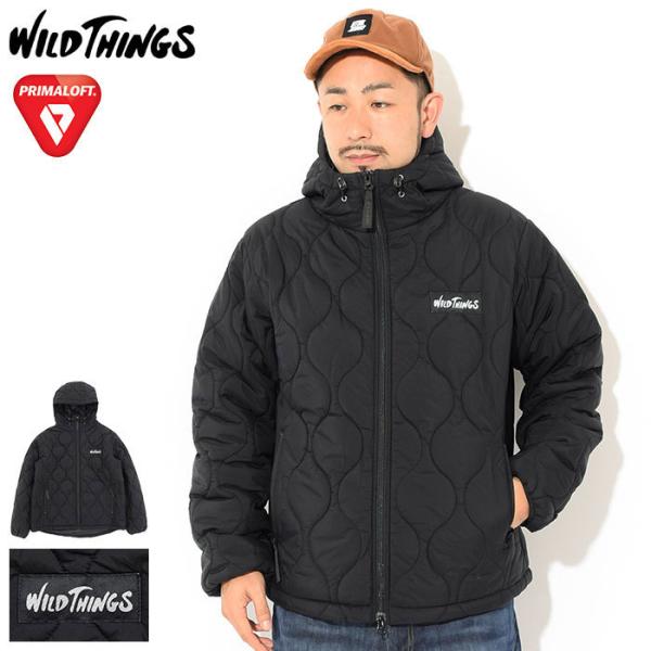 ワイルドシングス ジャケット WILD THINGS メンズ キルテッド フード ( Quilted...