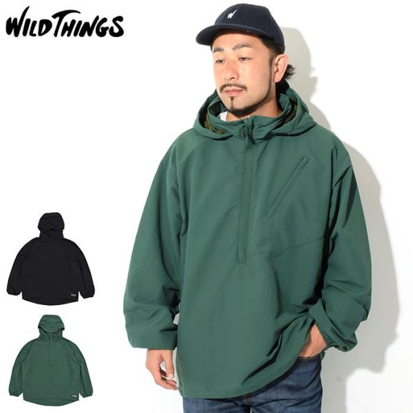 ワイルドシングス ジャケット WILD THINGS メンズ サプレックス ウインド シャツ ( S...