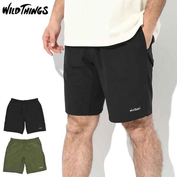 ワイルドシングス ハーフパンツ WILD THINGS メンズ エラスティック ナイロン ベース シ...