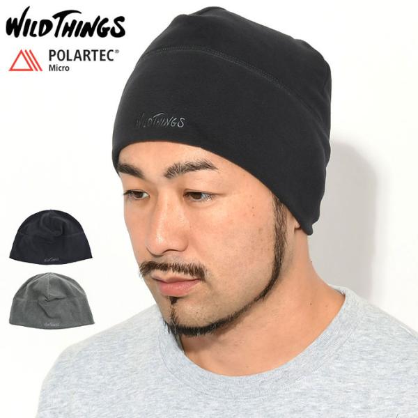 ワイルドシングス ニット帽 WILD THINGS ポーラテック マイクロ フリース ビーニー ( ...