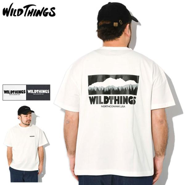 ワイルドシングス Tシャツ 半袖 WILD THINGS メンズ バック ロゴ ( Back Log...