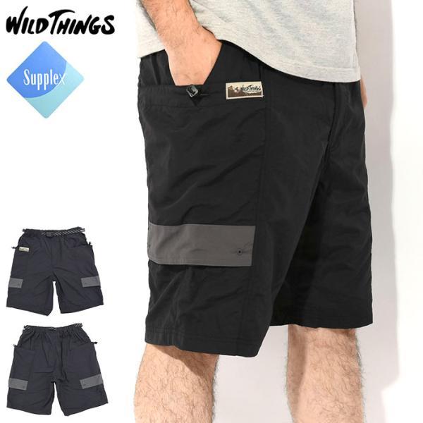 ワイルドシングス ハーフパンツ WILD THINGS メンズ サプレックス ポーチ ショーツ ( ...