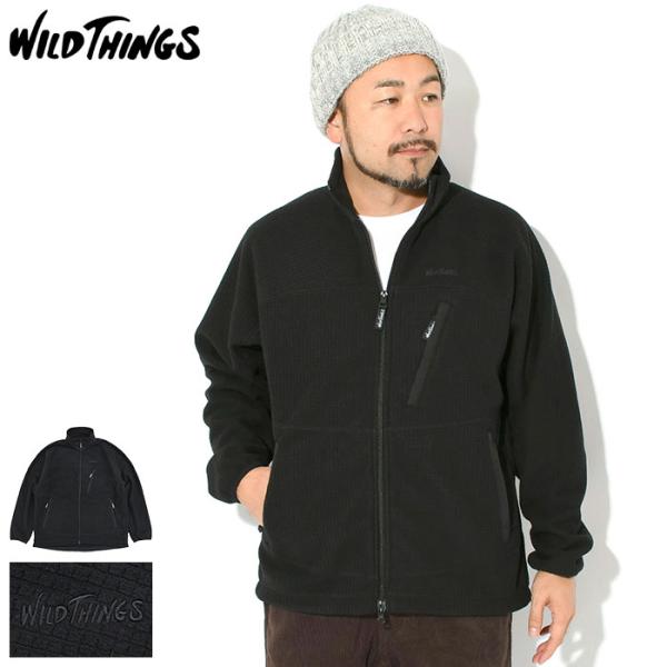ワイルドシングス ジャケット WILD THINGS メンズ グリッド フリース ( Grid Fl...