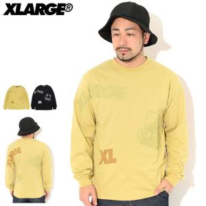 エクストララージ Tシャツ 長袖 X-LARGE メンズ ランダム プリント ( Random Print L/S Tee T-SHIRTS トップス ロンt 101203011020 )｜icefield