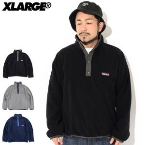 エクストララージ ジャケット X-LARGE メンズ スナップ ボタン フリース プルオーバー ( Snap Button Fleece Pullover JKT 101214013001 )｜icefield