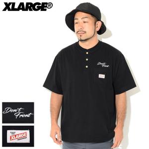 エクストララージ カットソー 半袖 X-LARGE メンズ ポケット ヘンリー ( Pocket S/S Henley ポケT ヘンリーネック トップス 101222011023 )｜icefield