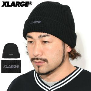 エクストララージ ニット帽 X-LARGE メンズ ロゴ ベーシック ビーニー ( Logo Basic Beanie ニットキャップ 帽子 男性用 101223051010 )｜icefield