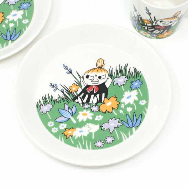 アラビア プレート 19cm ムーミンクラッシック ちびのミイ メドウ ARABIA 北欧 正規品
