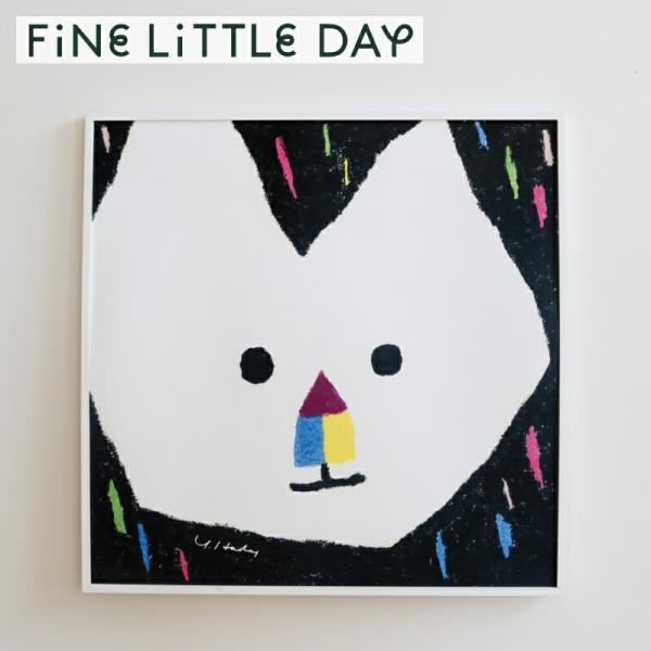 ファインリトルディ アートポスター HOUSE CAT 猫 ねこ ネコ ヨシコハダ 40×40cm ...