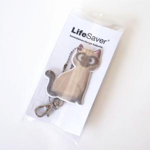 ライフセーバー リフレクター キーホルダー 猫...の詳細画像1