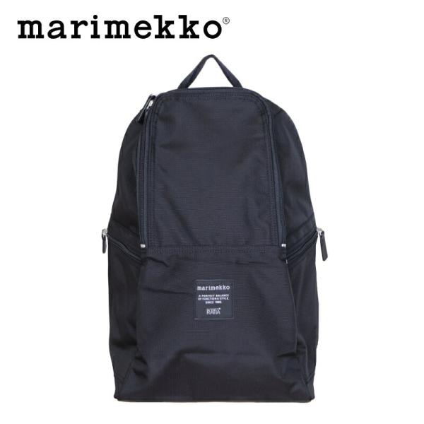 マリメッコ リュック サック METRO メトロ ブラック 黒 marimekko バックパック 軽...