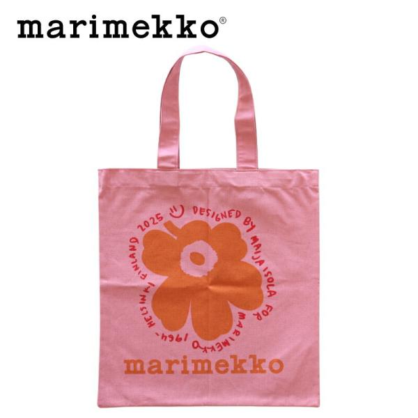マリメッコ トートバッグ ウニッコ ピンク オレンジ marimekko エコバッグ Vankka ...