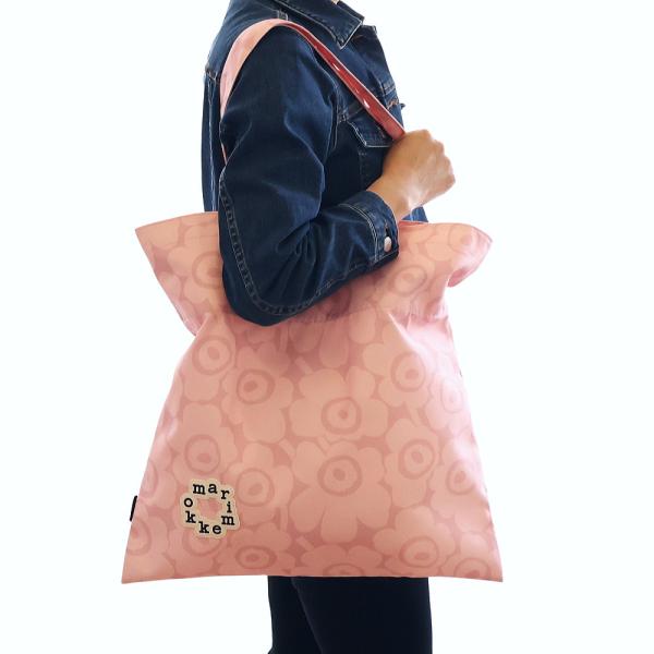 マリメッコ トートバッグ Metka Mini Unikko メトカ ミニ ウニッコ ライトピンク ...