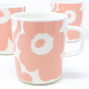 マリメッコ ウニッコ マグカップ コーラルピンク
