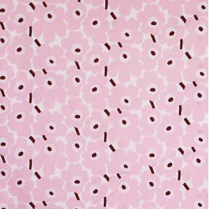 marimekko（マリメッコ） 生地 ピエニ ウニッコ ベージュ地 ホワイト