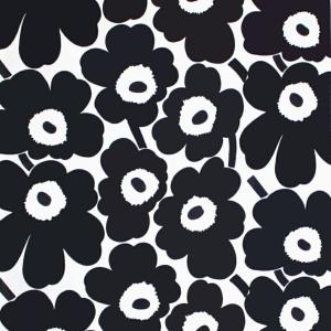 marimekko（マリメッコ） 生地 ピエニウニッコ 赤 青 巾145cm 10cm単位