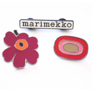 マリメッコ KIOSKI PUMPULI SET3 ピンバッチセット :52239692239-10