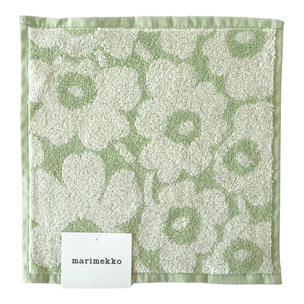 マリメッコ タオル ウニッコ ライトグリーン 26X26 ミニタオル unikko marimekk...