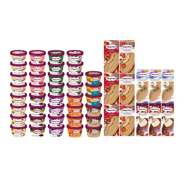 ハーゲンダッツ 14種のフレーバー クリスピーサンド6個 バー6個  ミニカップ 38個セット送料無...
