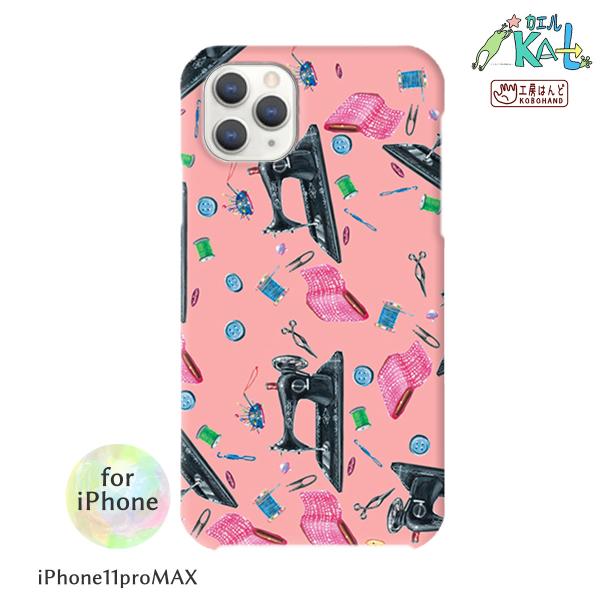 iPhone11ProMAX スマホカバー スマホカバー 受注生産 テキスタイルデザイン 工房はんど...
