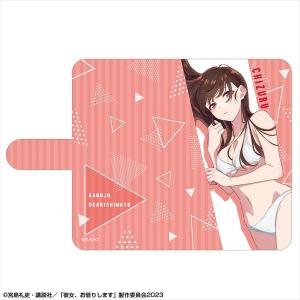 彼女、お借りします ブックスタイルスマホケース XMサイズ Ver.3 デザイン01(水原千鶴)｜icharat