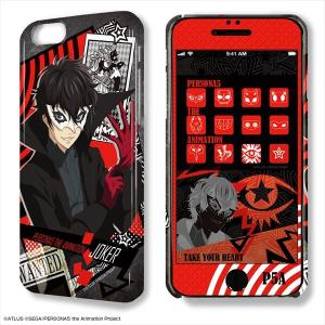 デザジャケット PERSONA5 the Animation iPhone 6 Plus/6s Plusケース＆保護シート デザイン01(ジョーカー)｜icharat