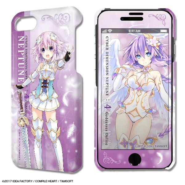 四女神オンライン CYBER DIMENSION NEPTUNE デザジャケット iPhone SE...